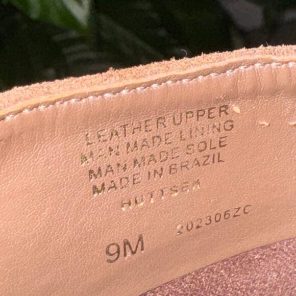 Gianni Bini Brown Suede Chunky Heel Ankle Boots - Picture 6 of 7